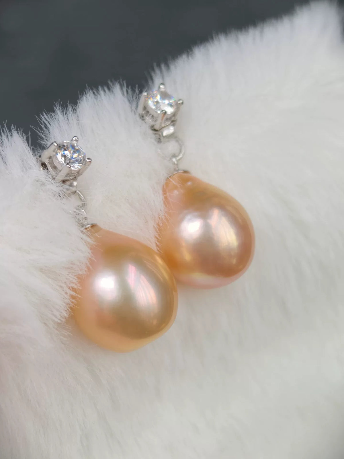 Freshwater Pearl Drop Earrings 12mm