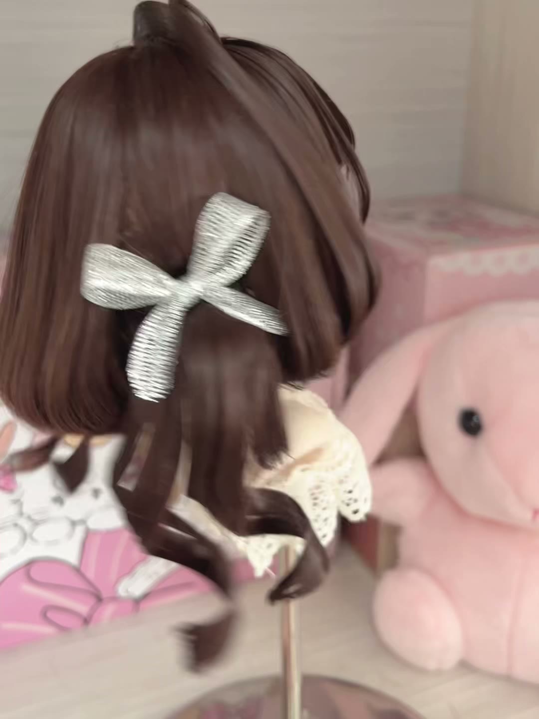 Chocolate Brown Anime Doll Wig