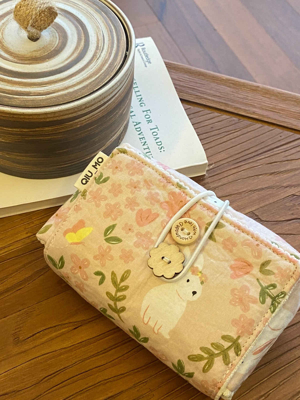 Pink Rabbit Camera Bag Dual Compartment
