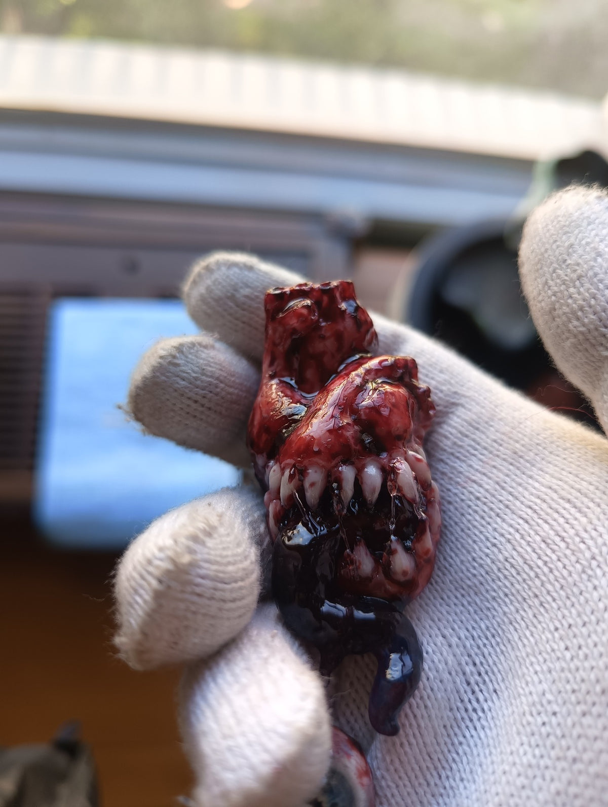 Cthulhu Heart Tear Pendant