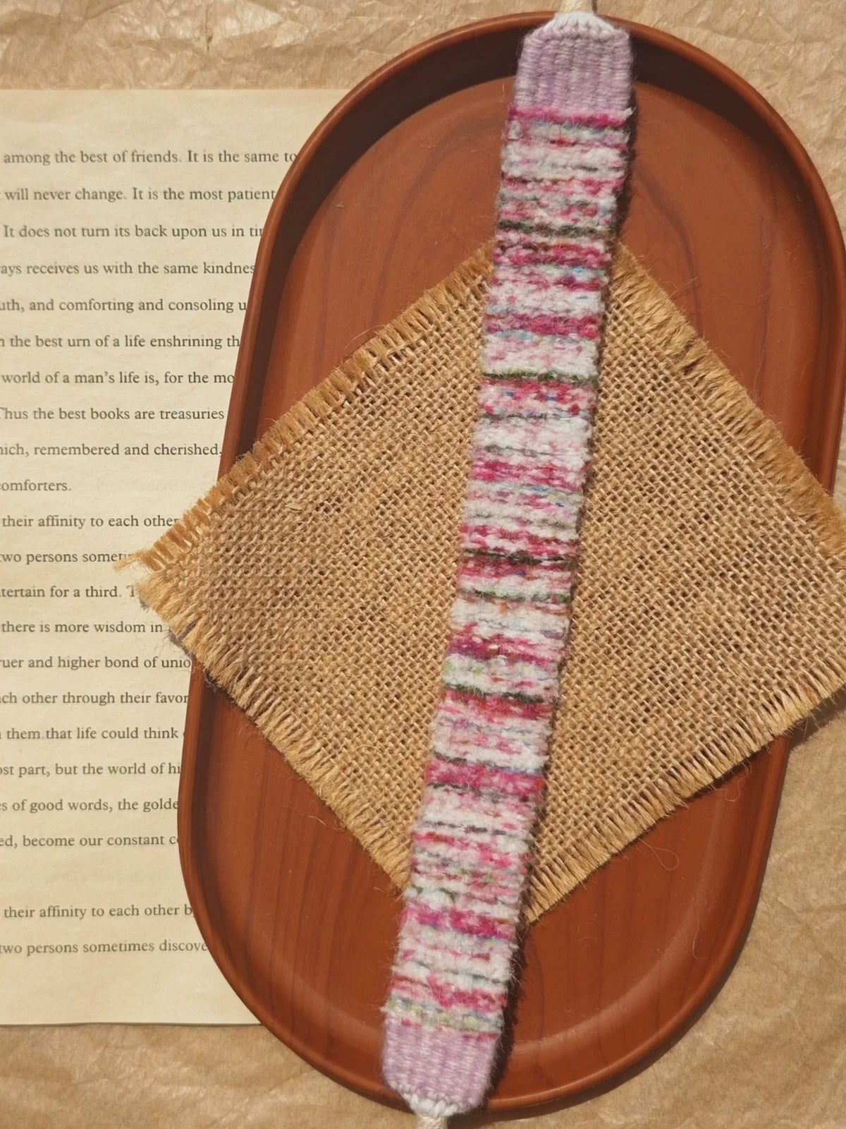 Handwoven Multi Fiber Wristband Strap