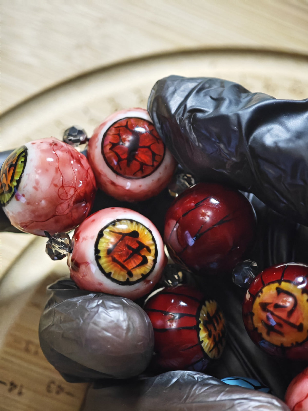 Demon Slayer Eyeball Resin Bracelet 2cm