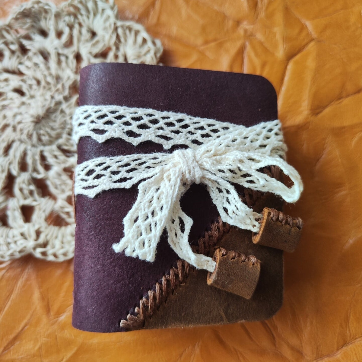 Handcrafted Leather Journal Two-Tone Cowhide