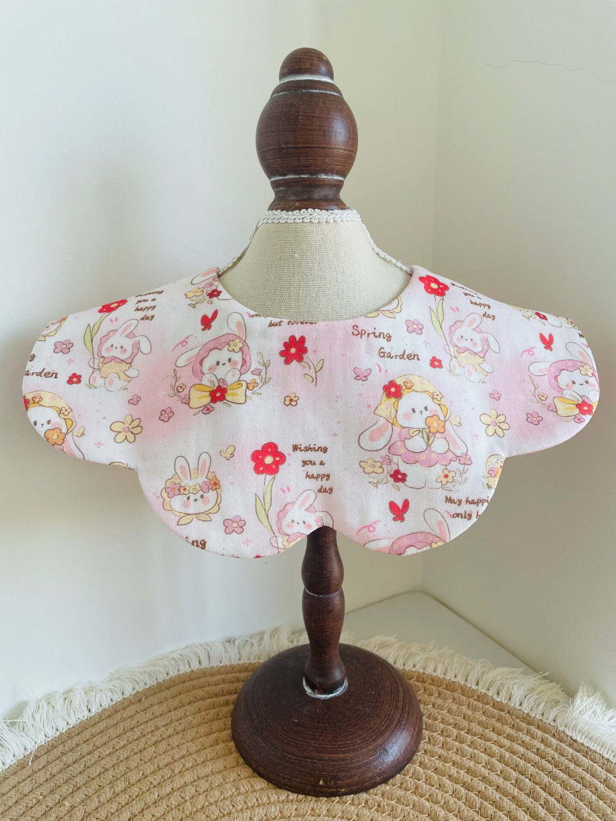 Bavoir pour bébé en gaze de coton pétale