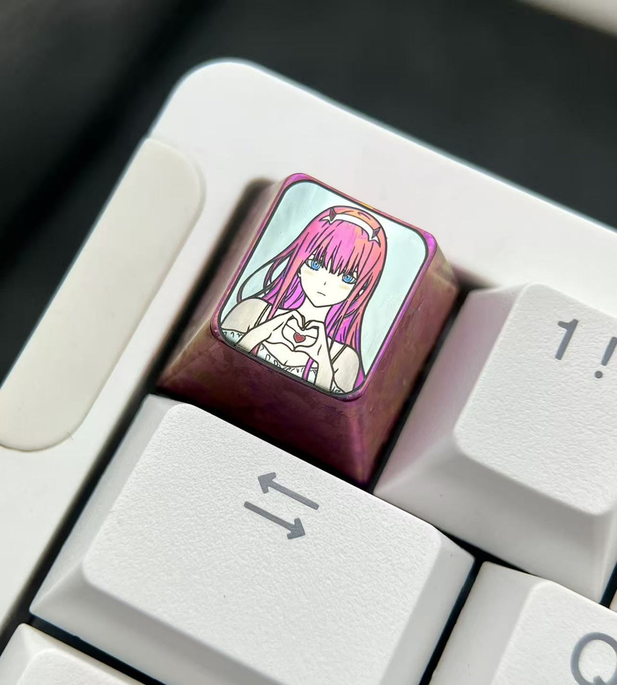 Titanium Alloy Anime Keycap 1u