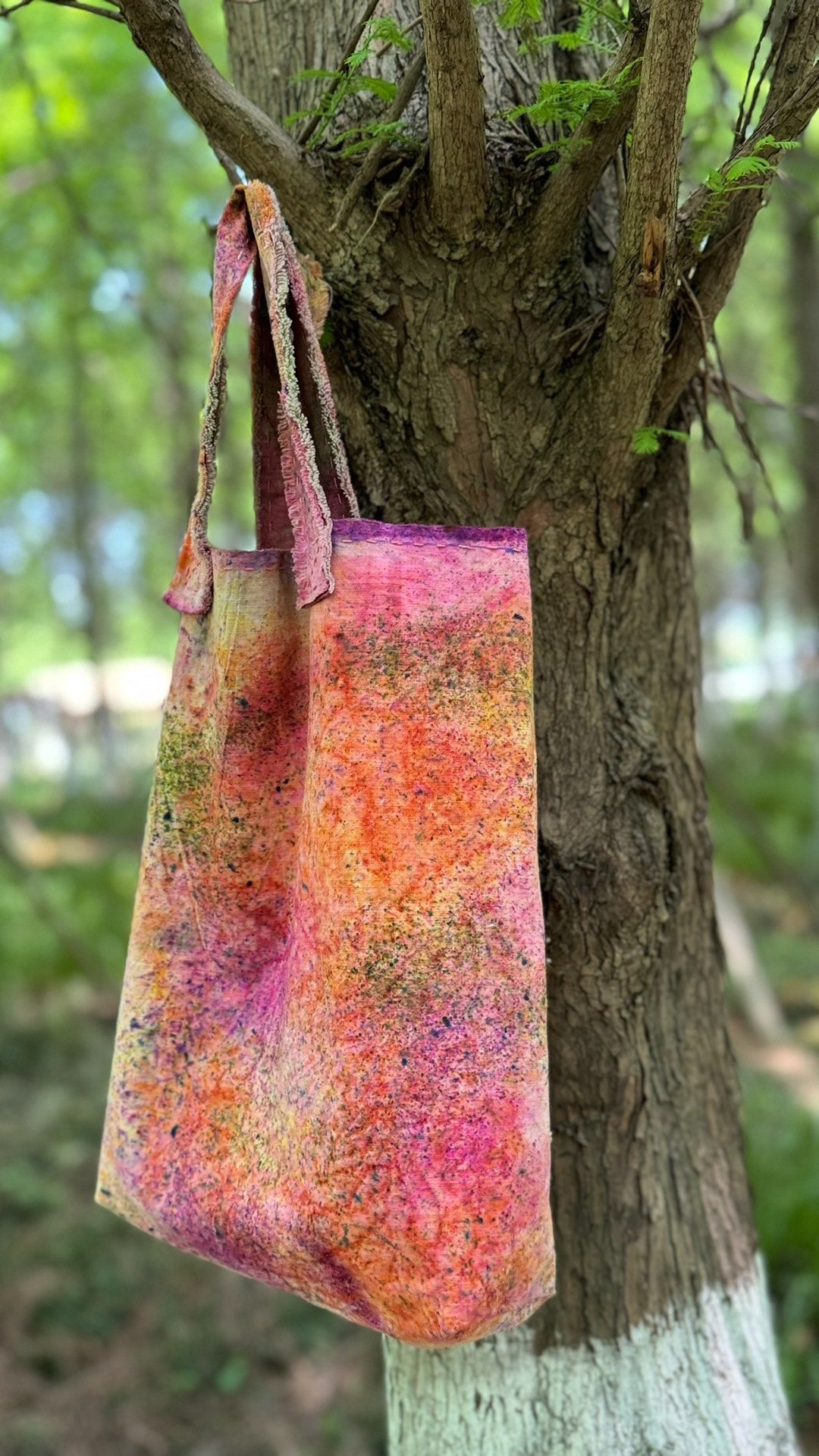 Handwoven Mineral Dyed Tote Bag