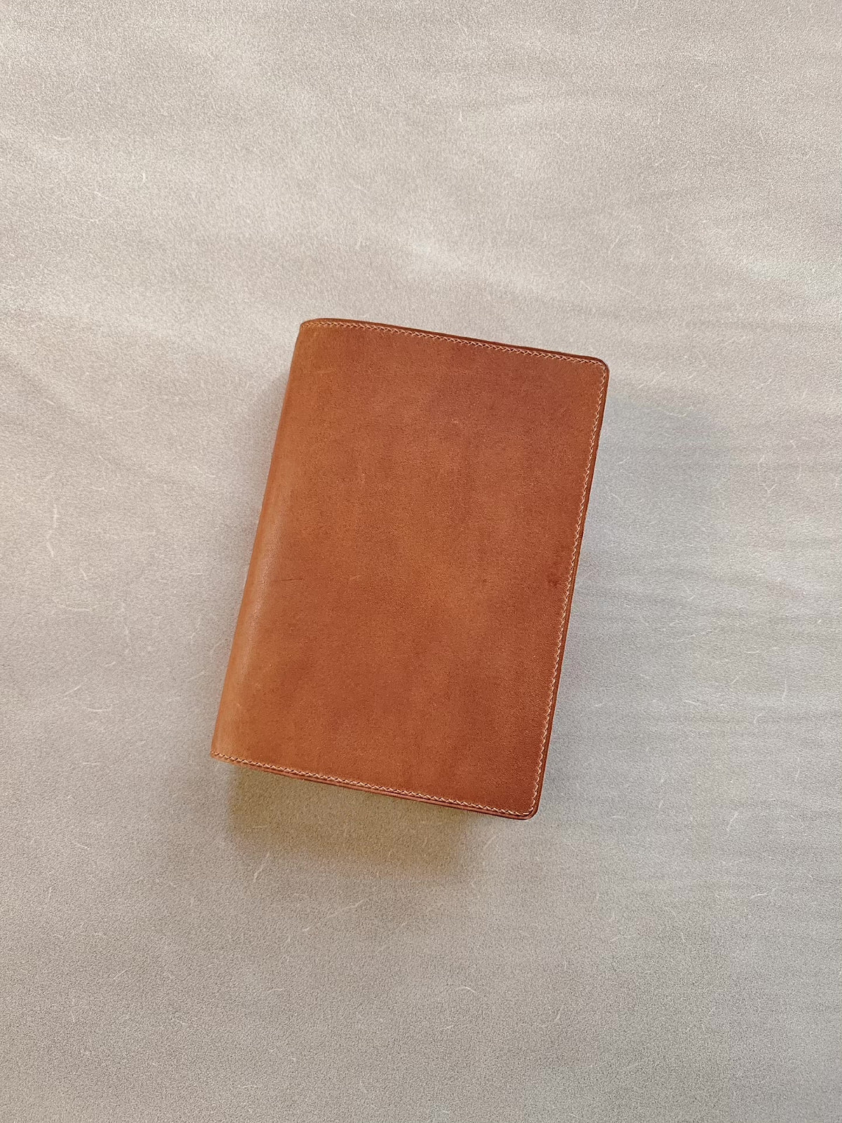 A6 Horween Dublin Leather Binder Cover