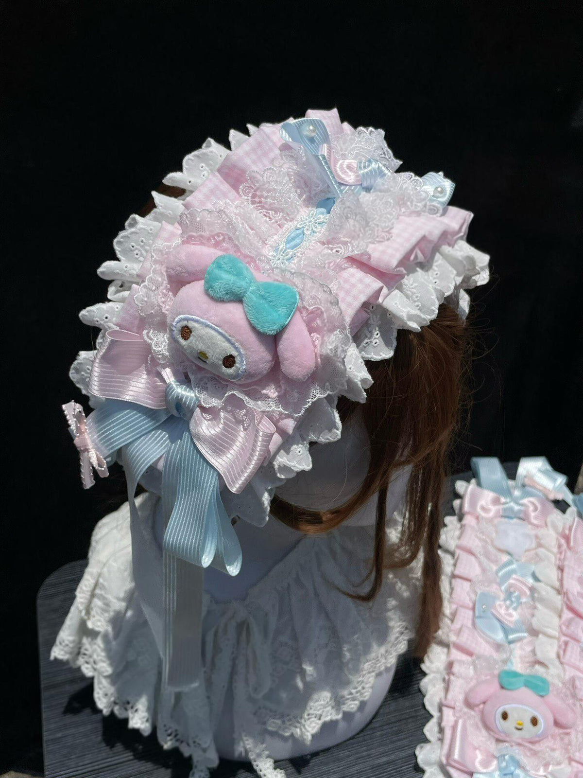 Lolita Headpiece with My Melody Plush Motif