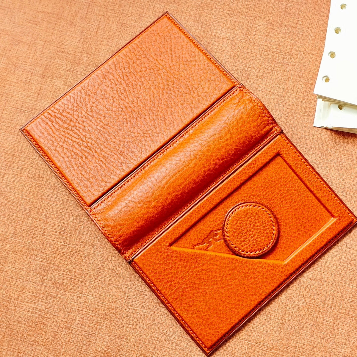 A7 Leather Ring Binder Notebook