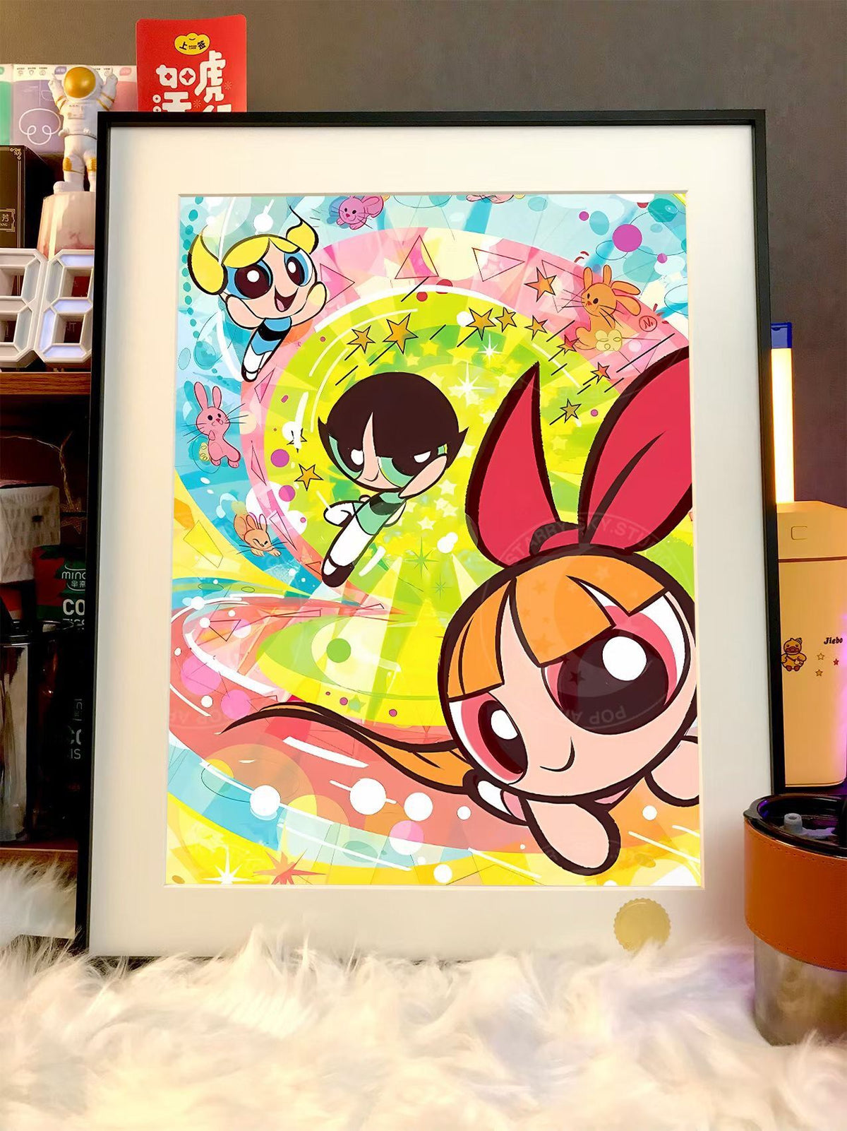 Framed Powerpuff Girls Limited Edition Art Print