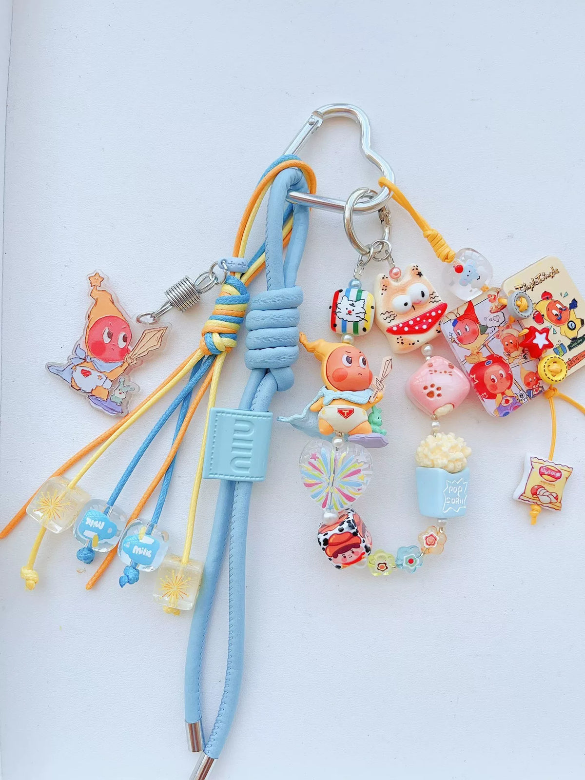 Handcrafted Prince Figure Bag Charm Keychain
