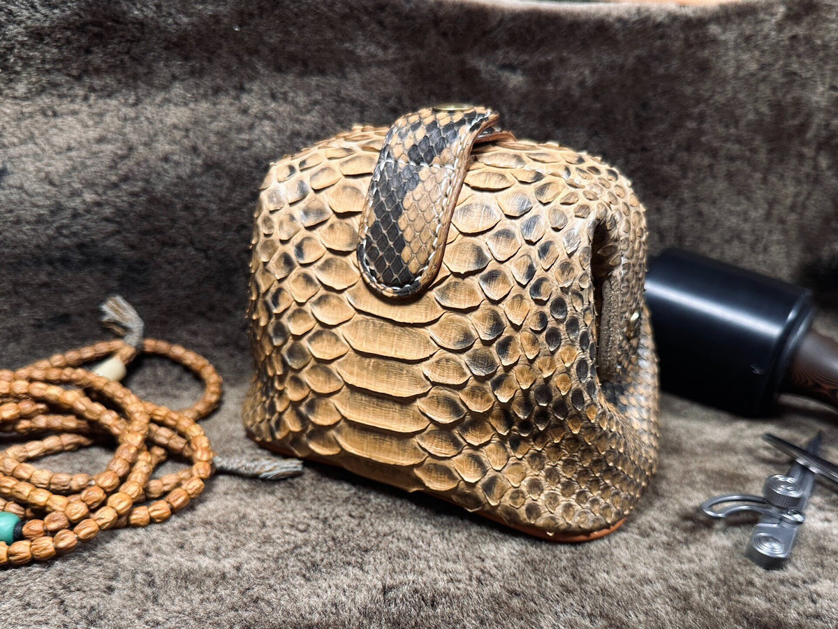 Dragon Scale Leather Storage Bag