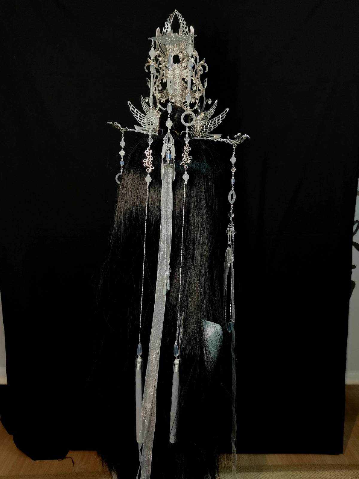 Silver Filigree Master Cosplay Hair Crown