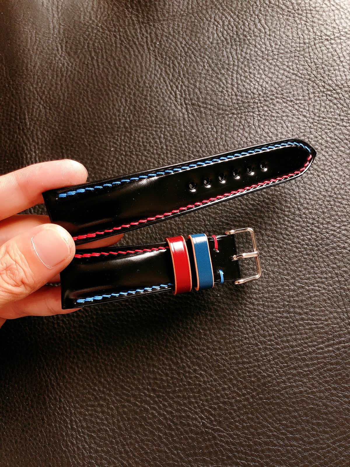 Custom Shell Cordovan Watch Strap