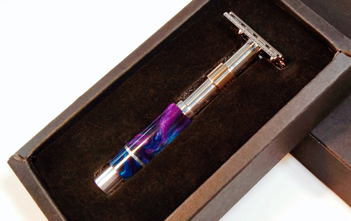 Double Edge Safety Razor Resin Handle
