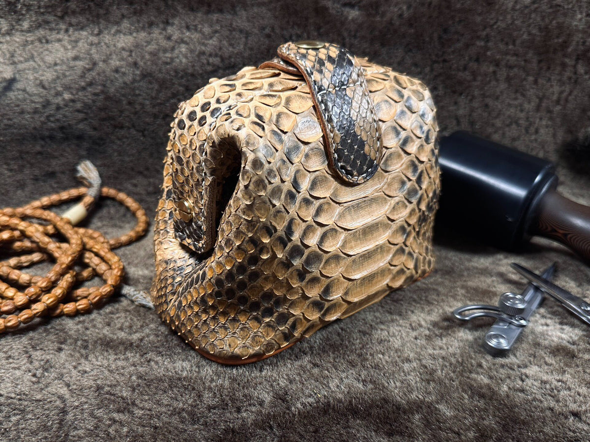 Dragon Scale Leather Storage Bag