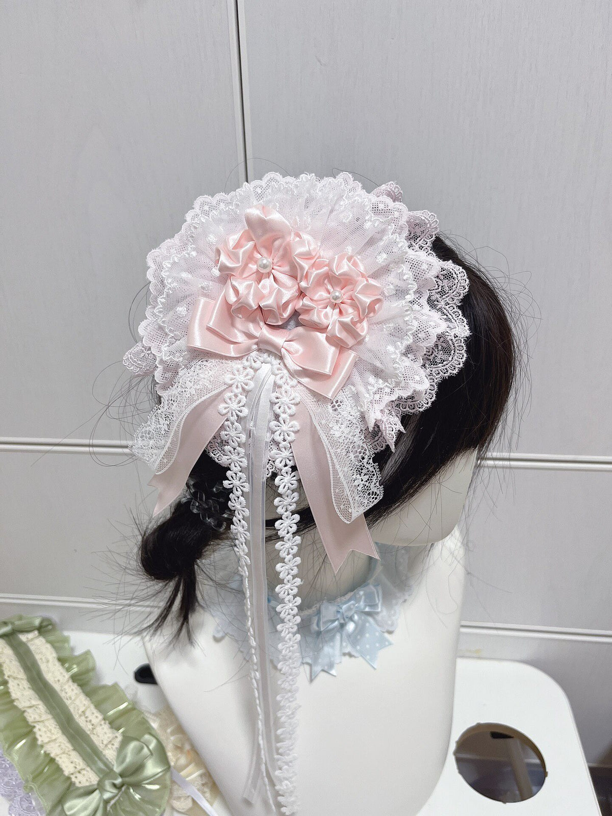 Pink Cherry Blossom Lolita Hair Accessory