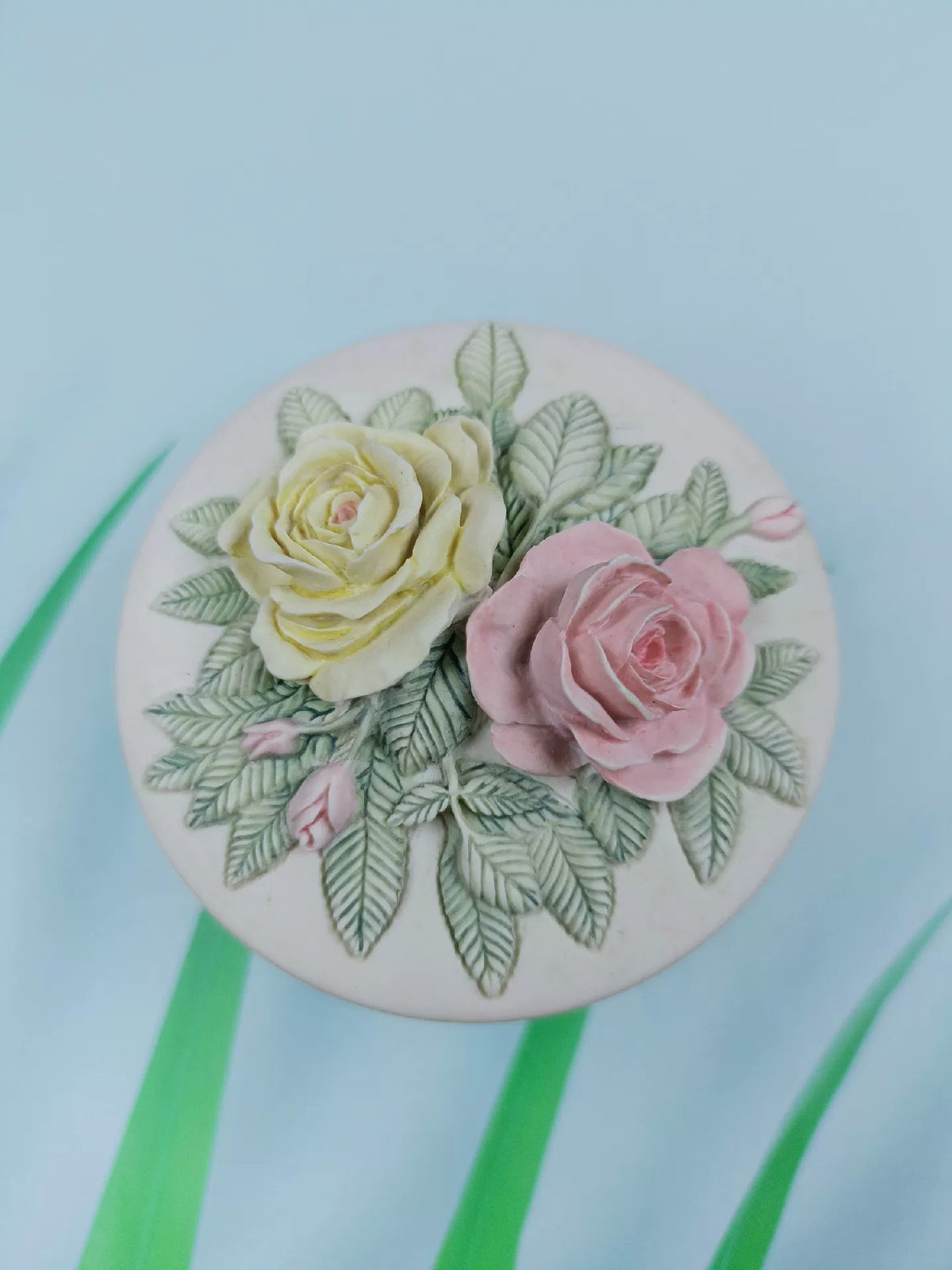Food Grade Silicone Rose Lid Jar Mold
