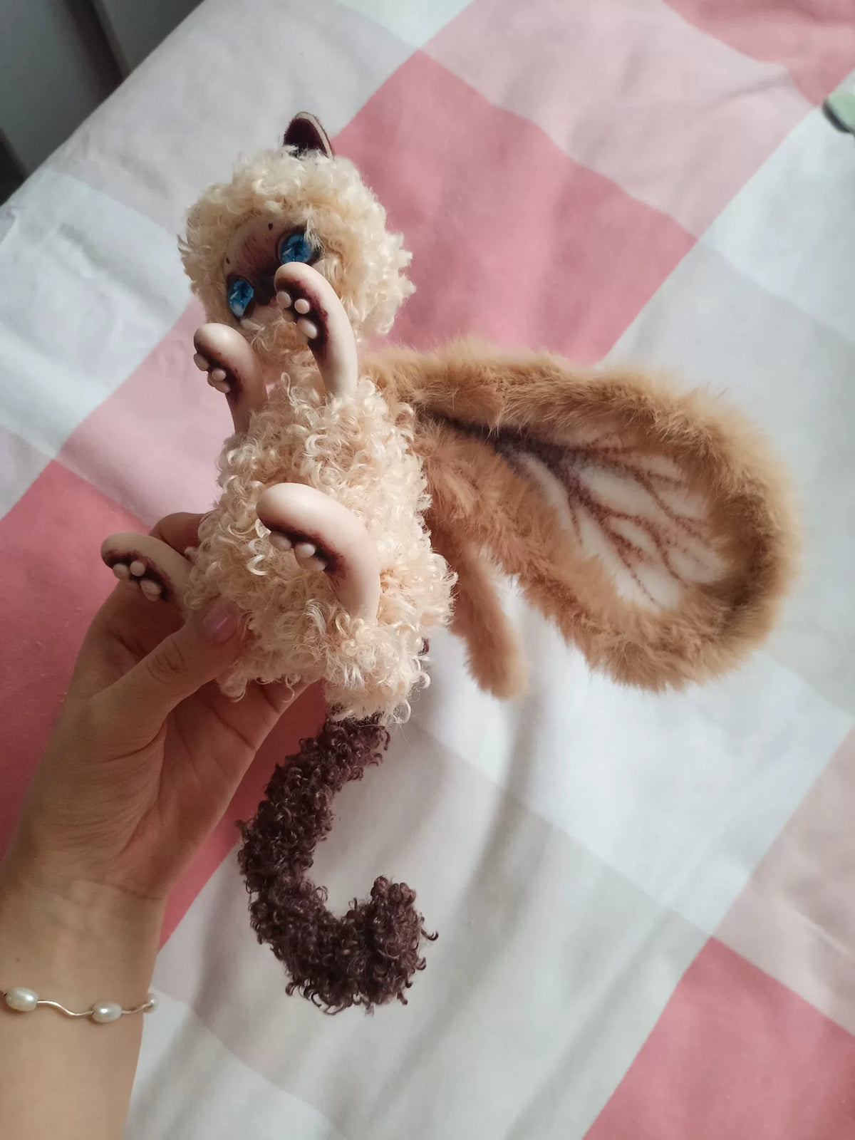 Boneca Artística de Gato de Fantasia Articulada