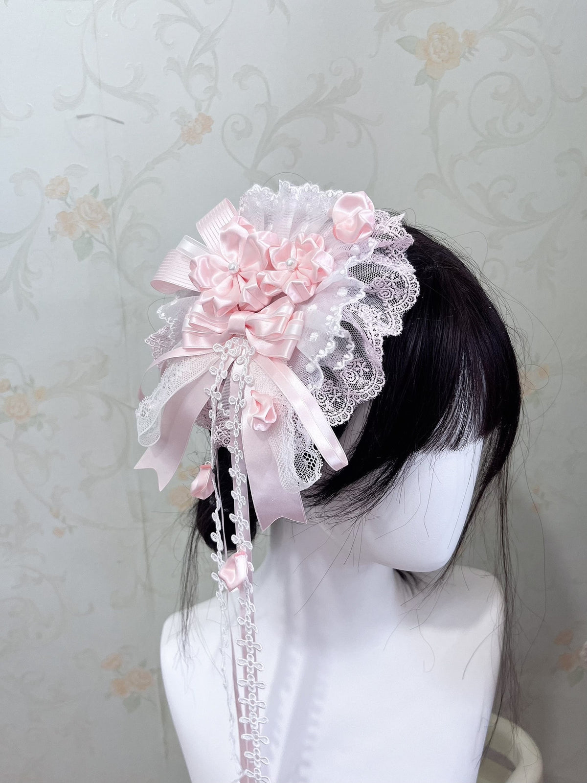 Pink Sakura Lolita Hairpiece
