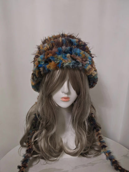 Dunhuang Hoodie Handmade Hat - Silk Road Style