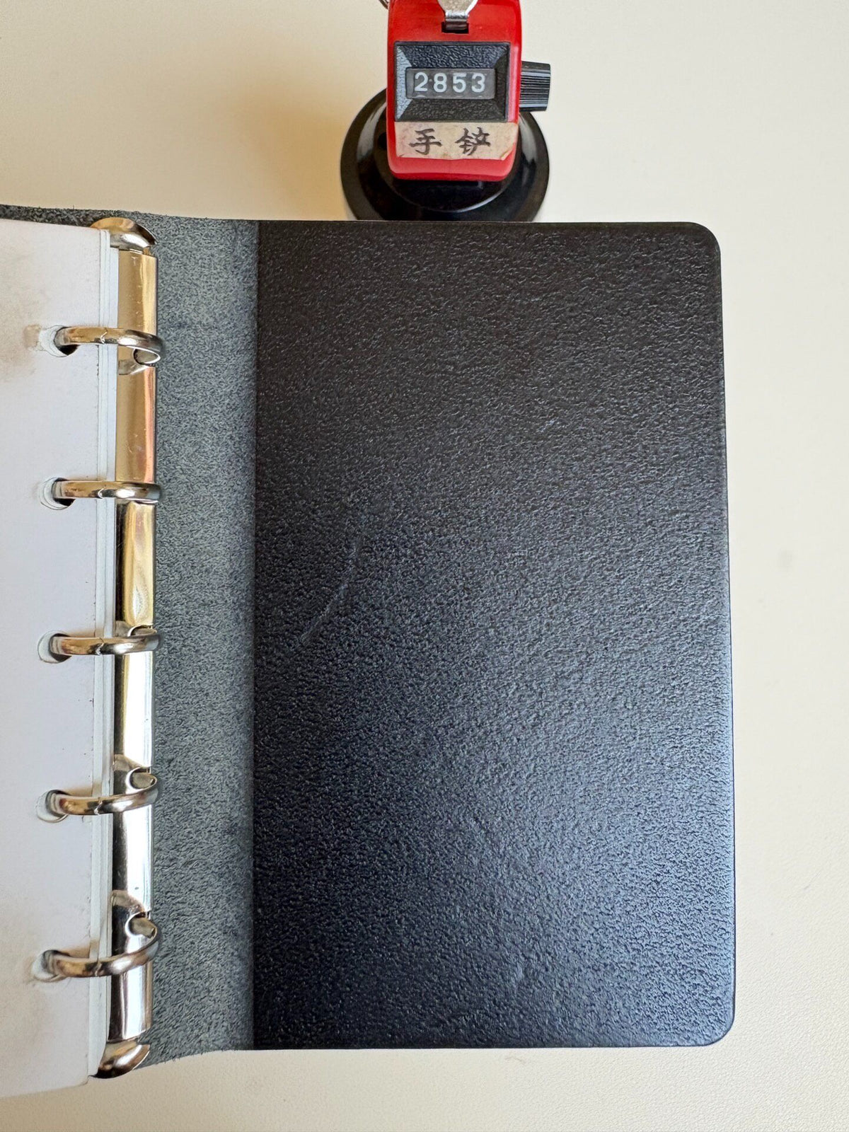 Handmade Leather Loose Leaf Binder Six Ring