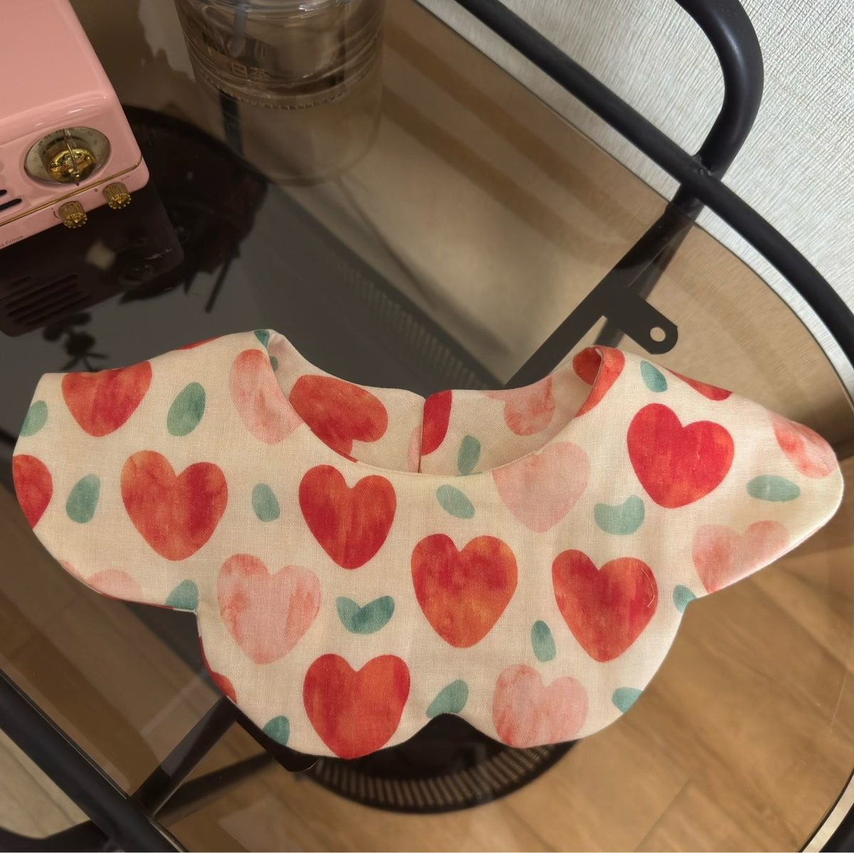 Handgefertigtes Babylätzchen Doppellagige Gaze