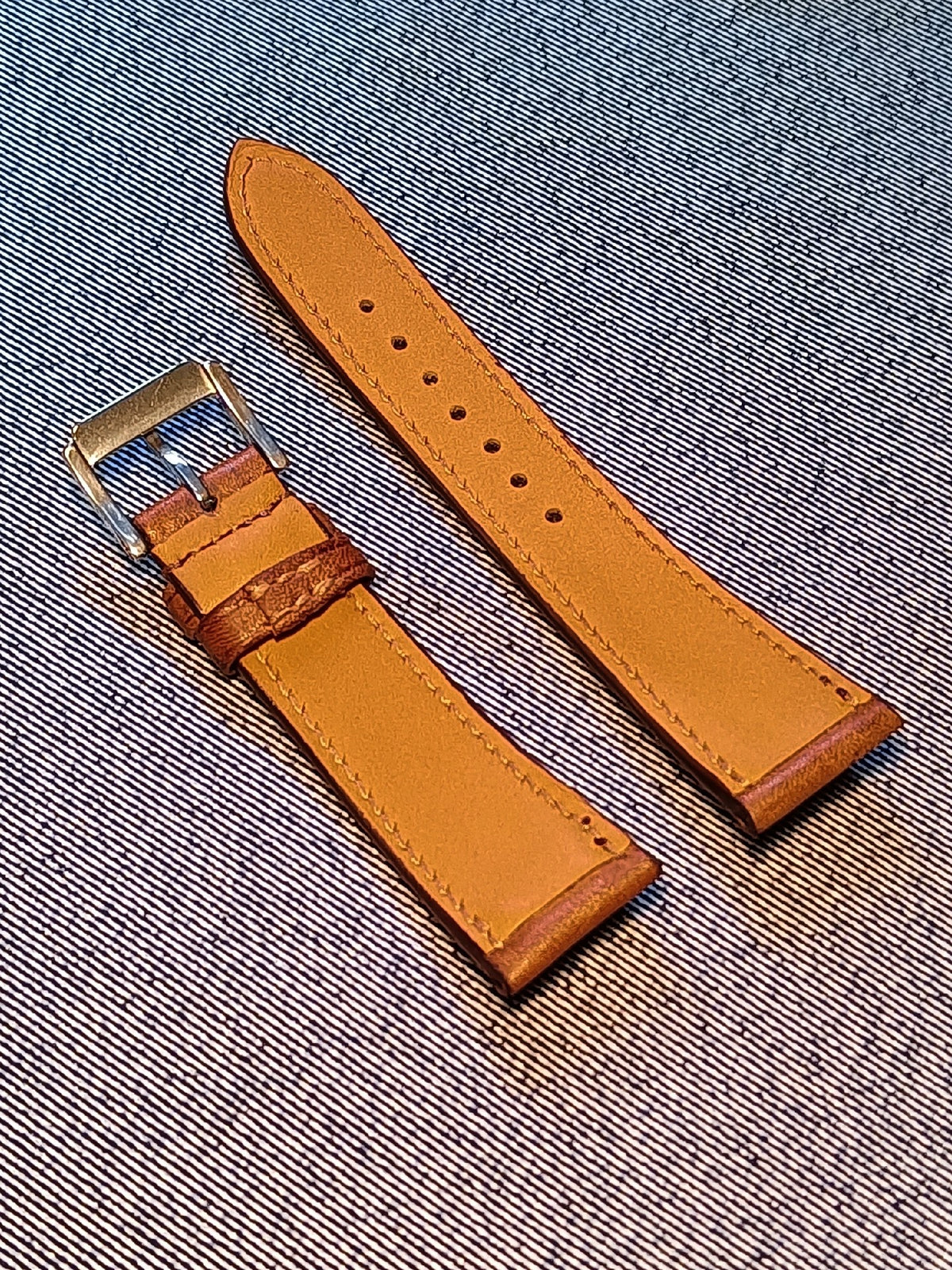 Handmade Bahania Cowhide Leather Watch Strap