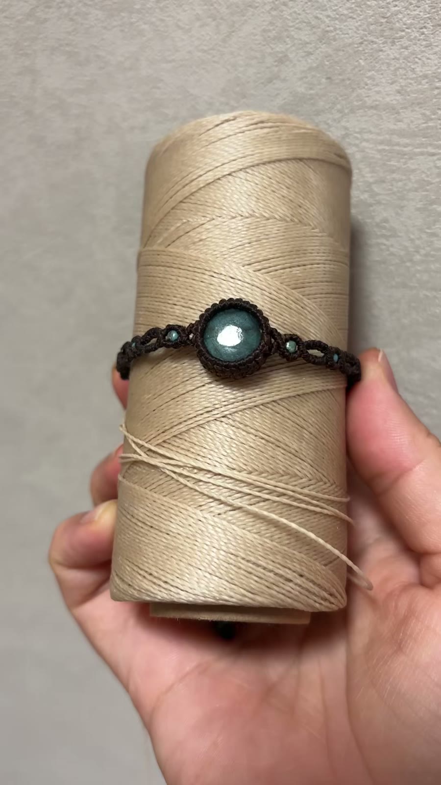 Pulseira de Labradorite Teccida com Contas Miyuki