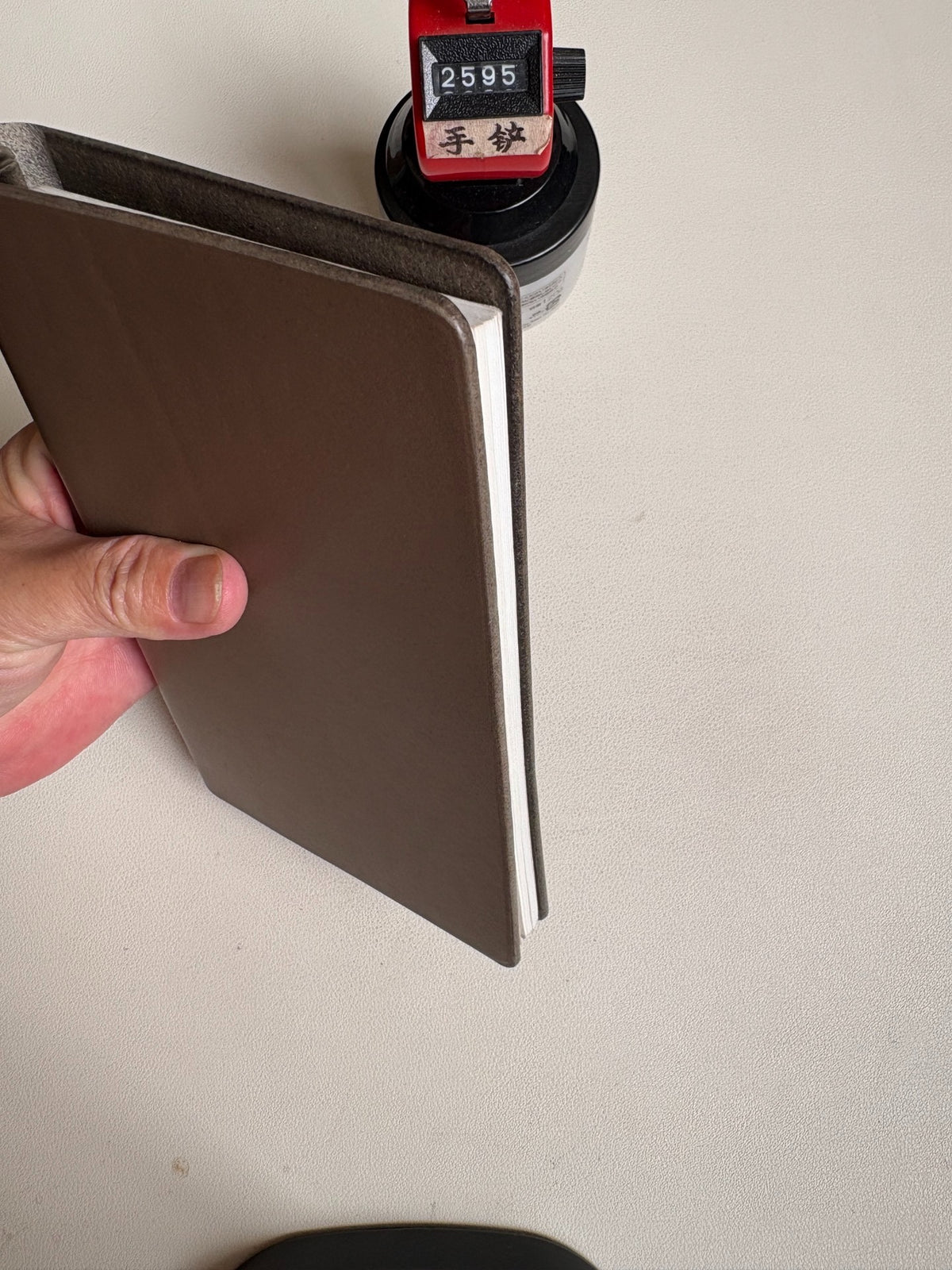A6 Leather Loose Leaf Binder Six Ring