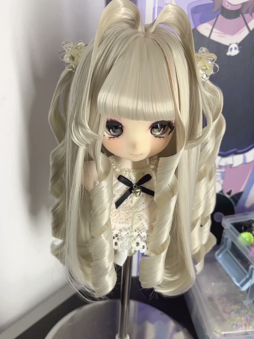 Small Doll Full Coverage Blonde Wig