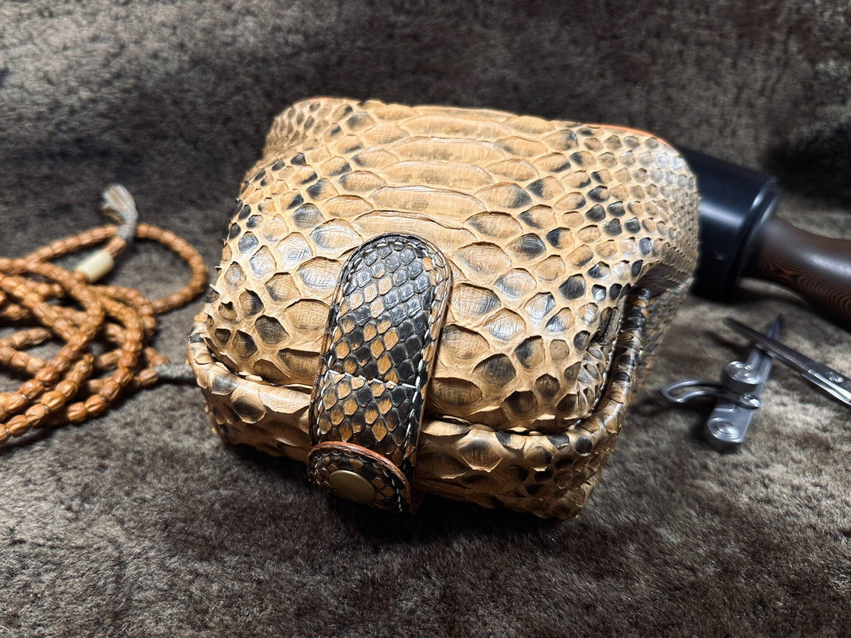 Dragon Scale Leather Storage Bag