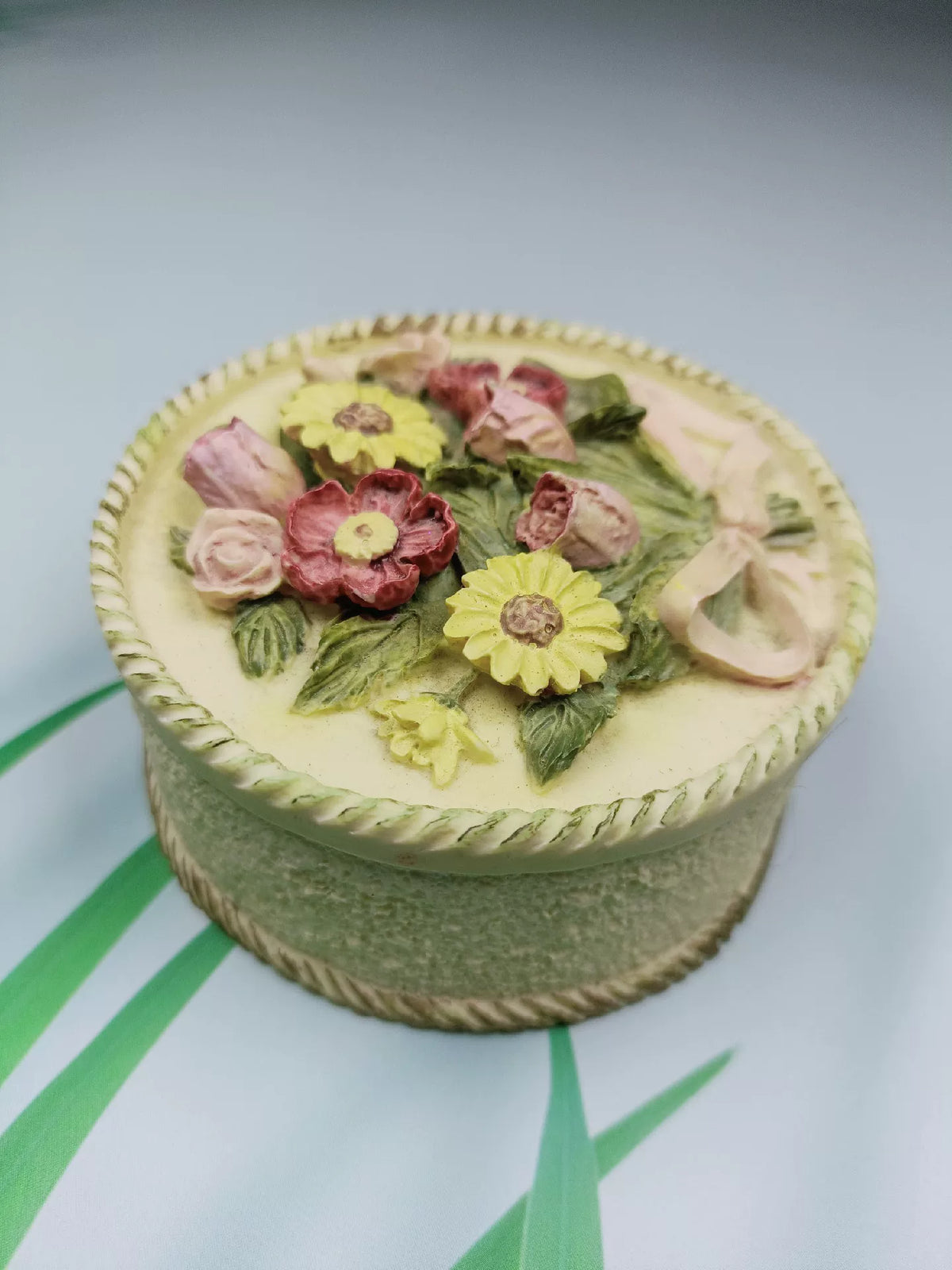 Ronde Siliconen Bloemenboeket Vorm met Dekksel