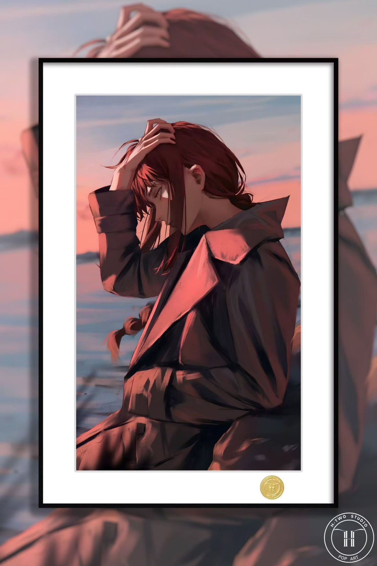 Chainsaw Man Makima Framed Art Print