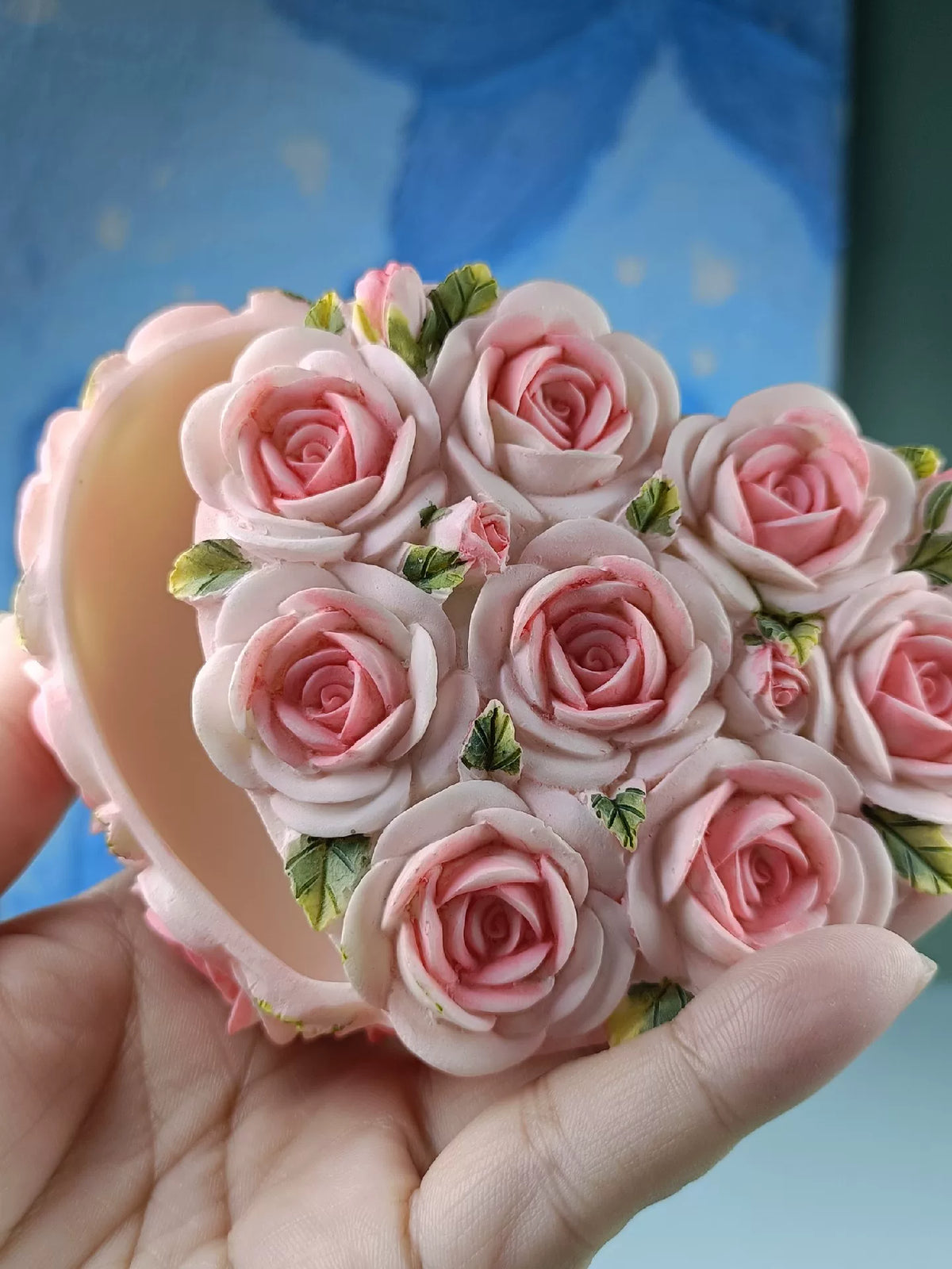 Stampo in silicone per bouquet di rose di grado alimentare