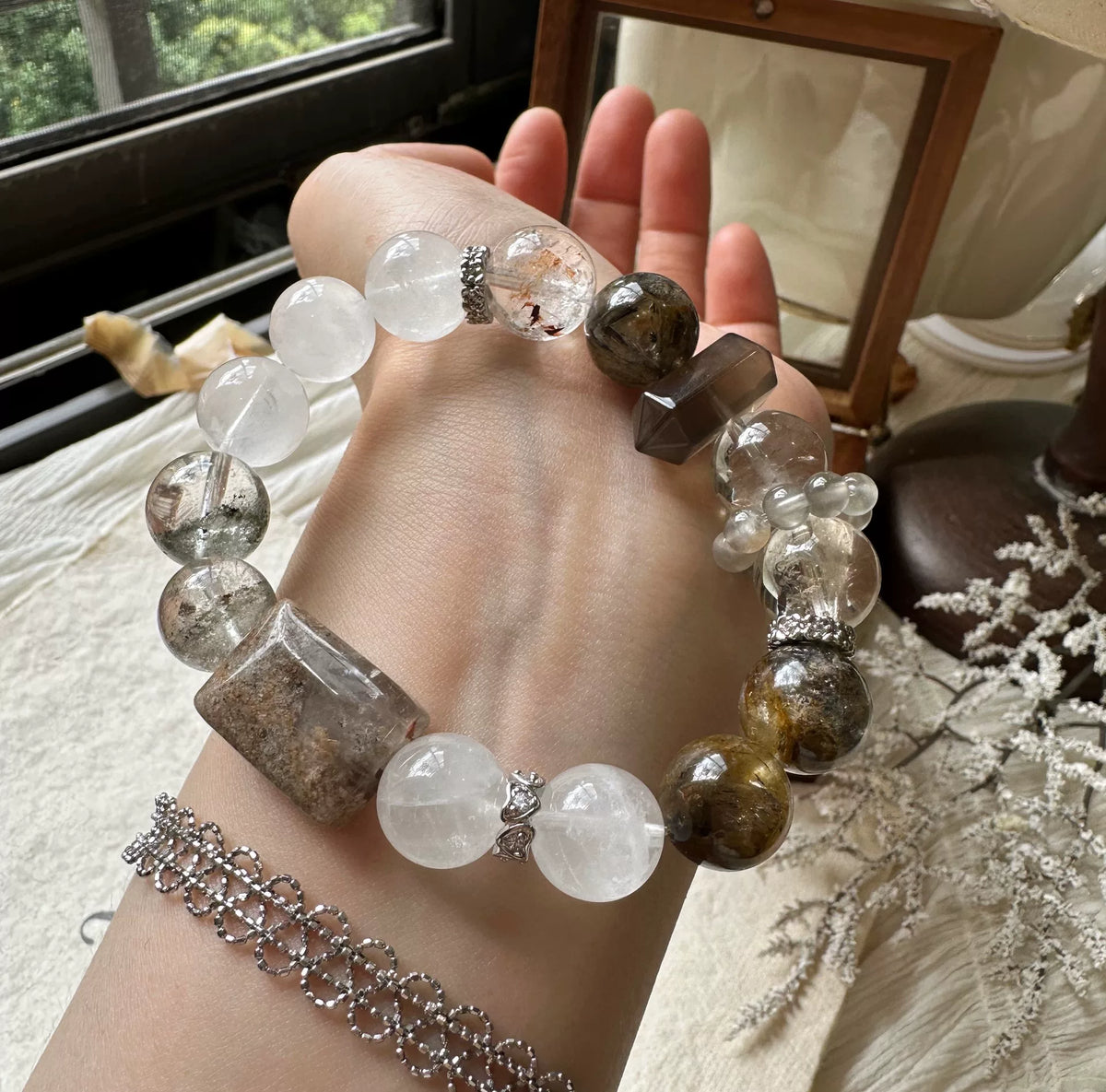 Mixed Gemstone Energy Crystal Bracelet