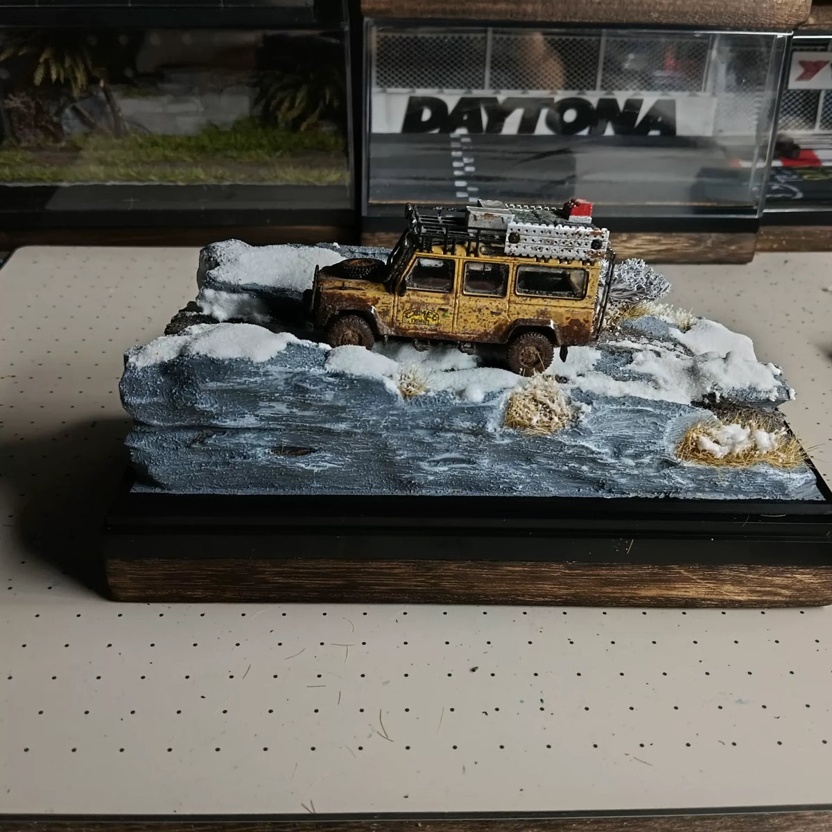 1:64 Schnee Off-Road Diorama Displaybasis
