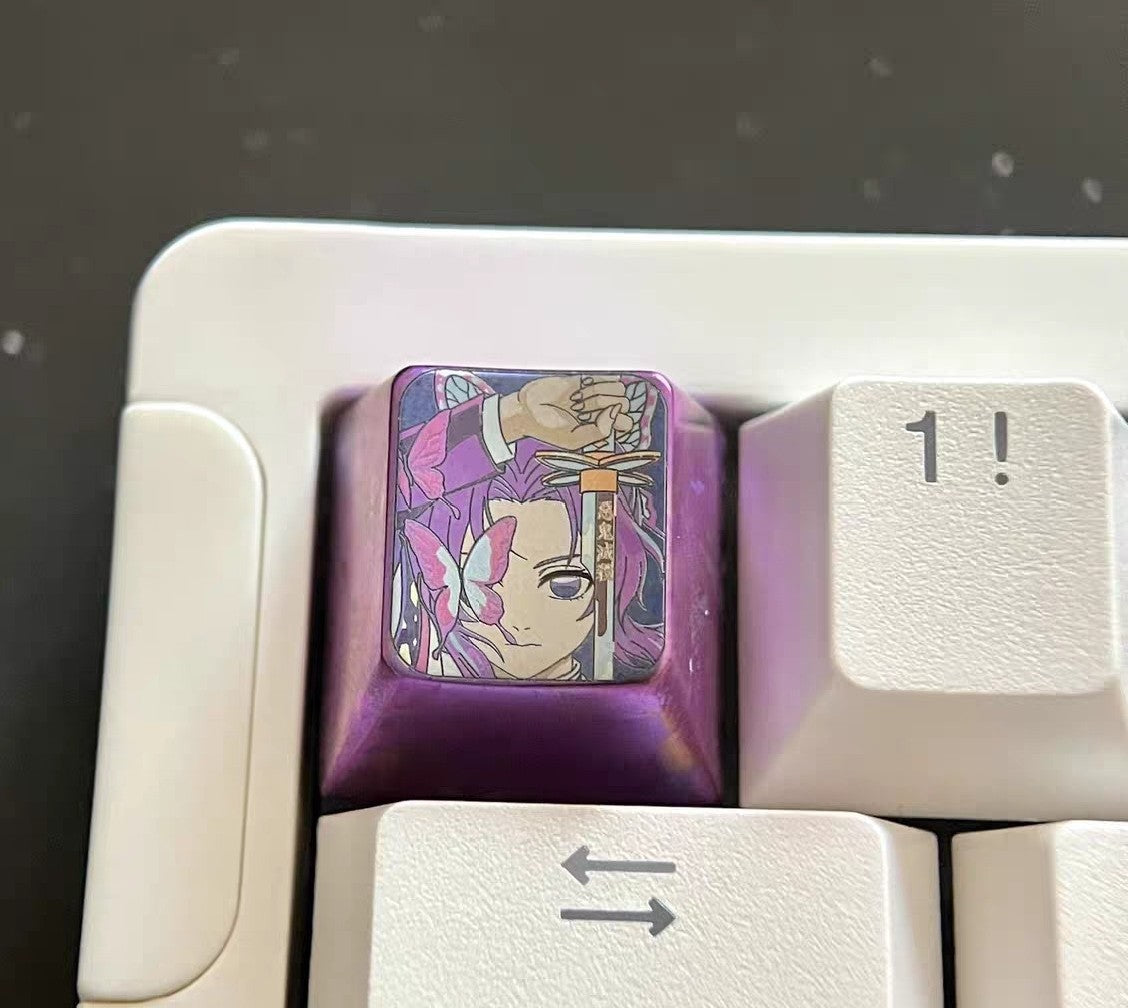 Titanium Alloy Anime Keycap 1u Purple
