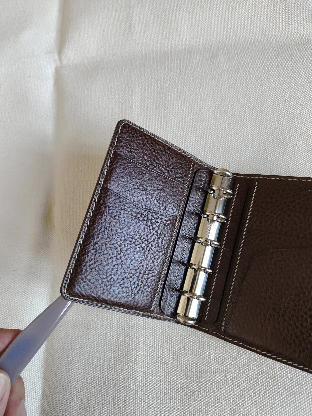 M5 A8 Tochigi Leather Loose Leaf Notebook