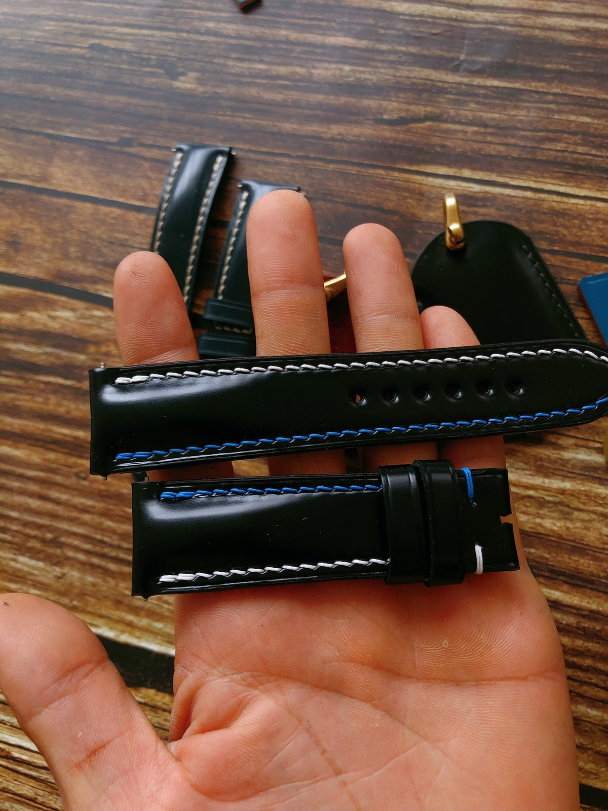 Custom Japanese Shinki Horsehide Watch Strap