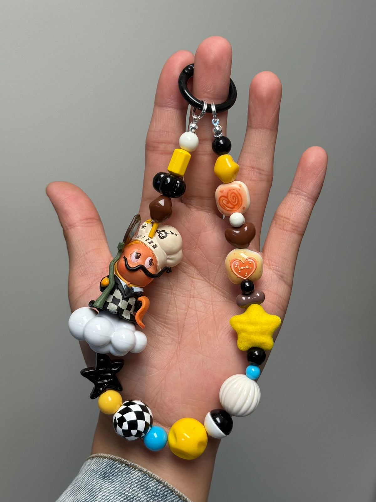 Resin Character Charm Phone Strap