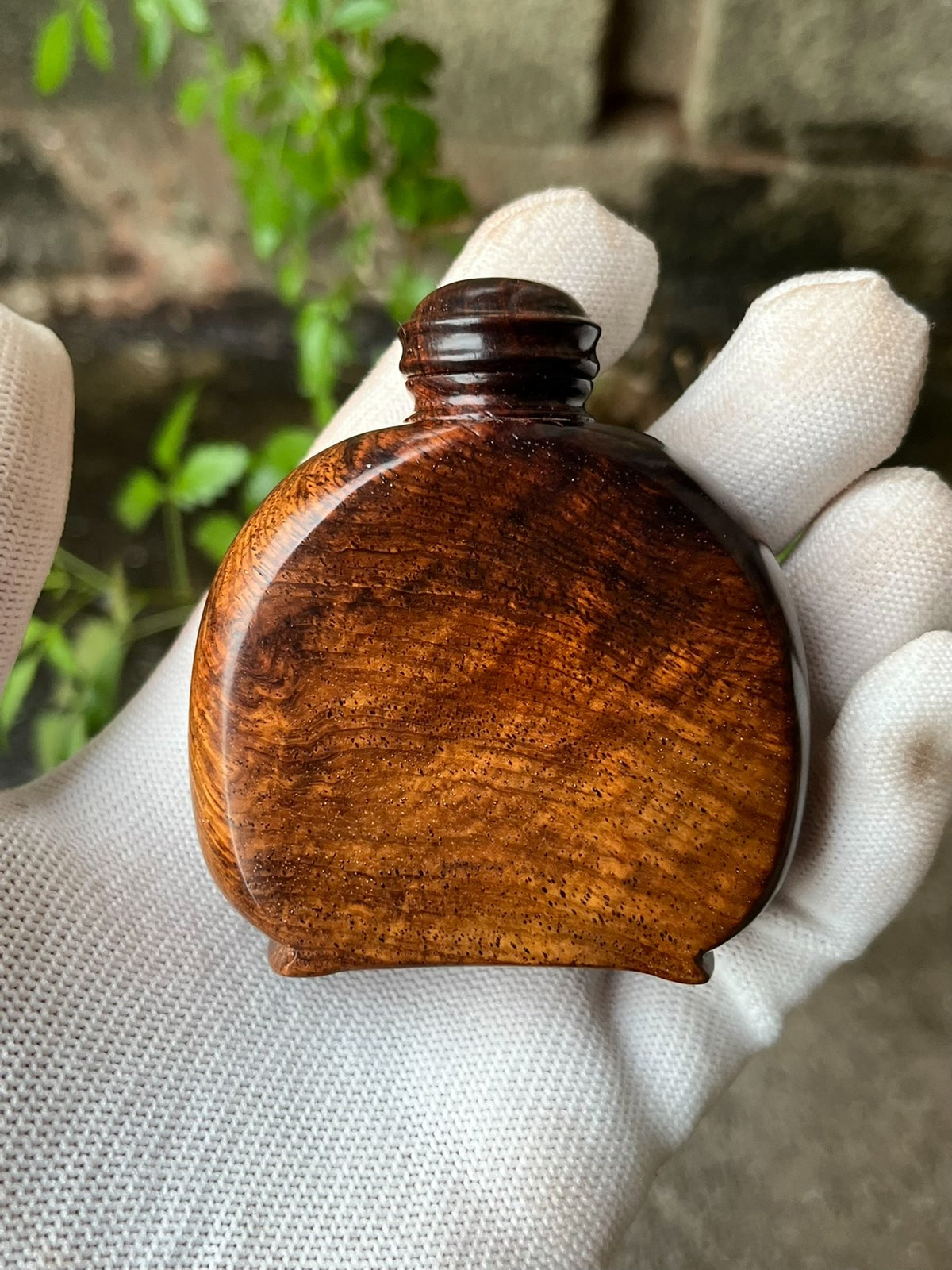 Hainan Huanghuali Incense Jar Old Wood