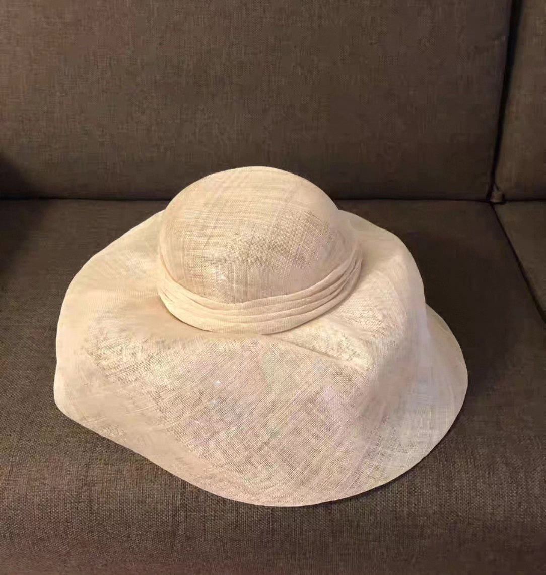 Wide Brim Philippine Linen Gauze Sun Hat