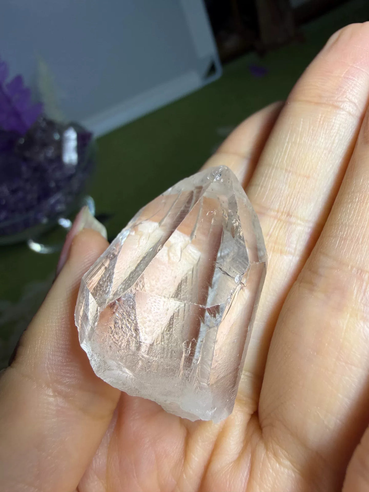 Cruz Amethyst Kristal Bonsai in Glazen Kom