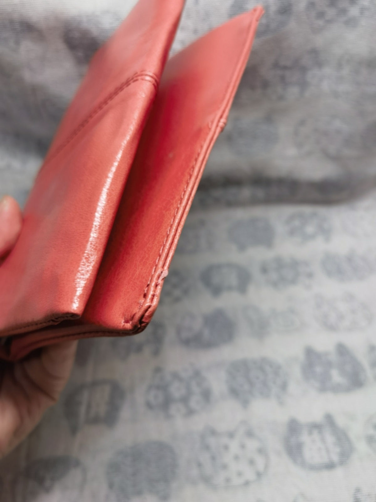 Coral Pink Sheepskin A6 Ring Binder Journal Cover