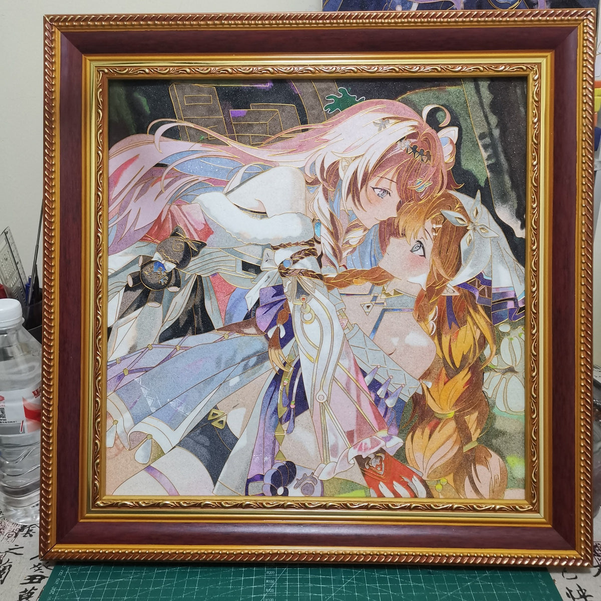 Cloisonne Craft Painting Anime Art 40cm