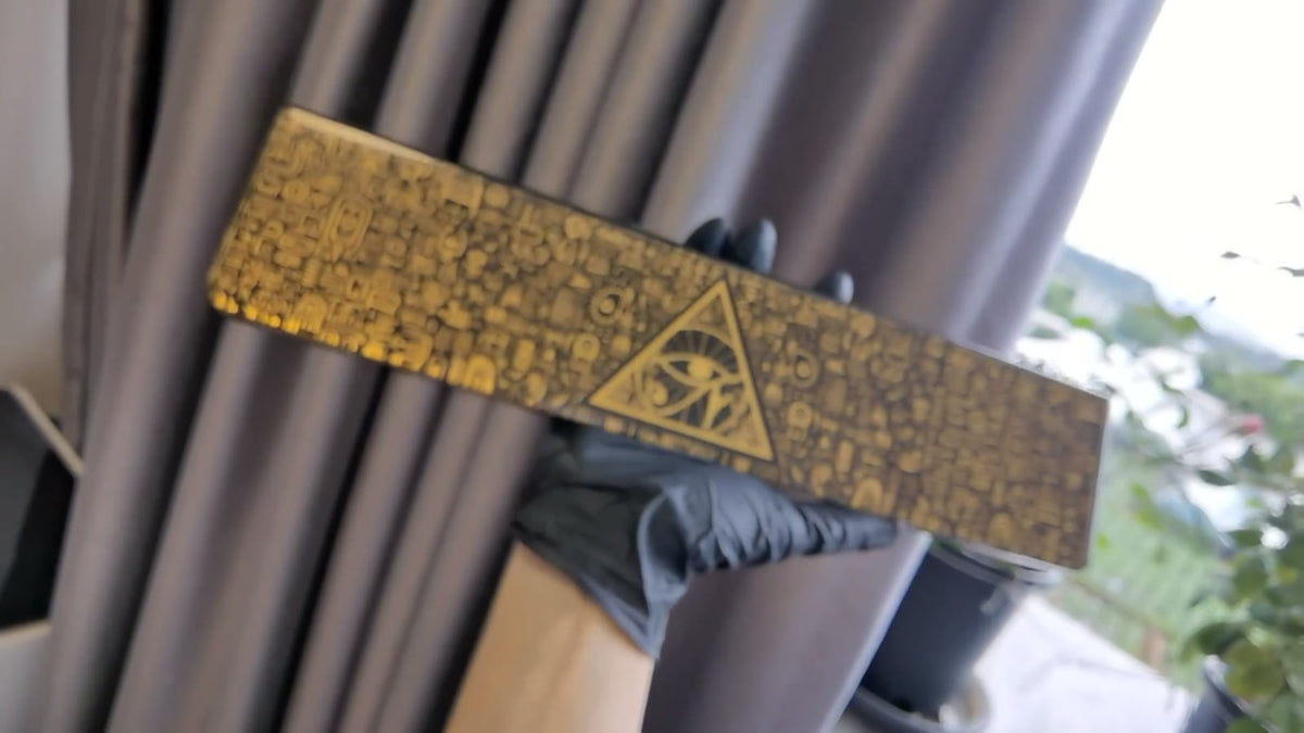 Egyptian Black Gold Keyboard Wrist Rest