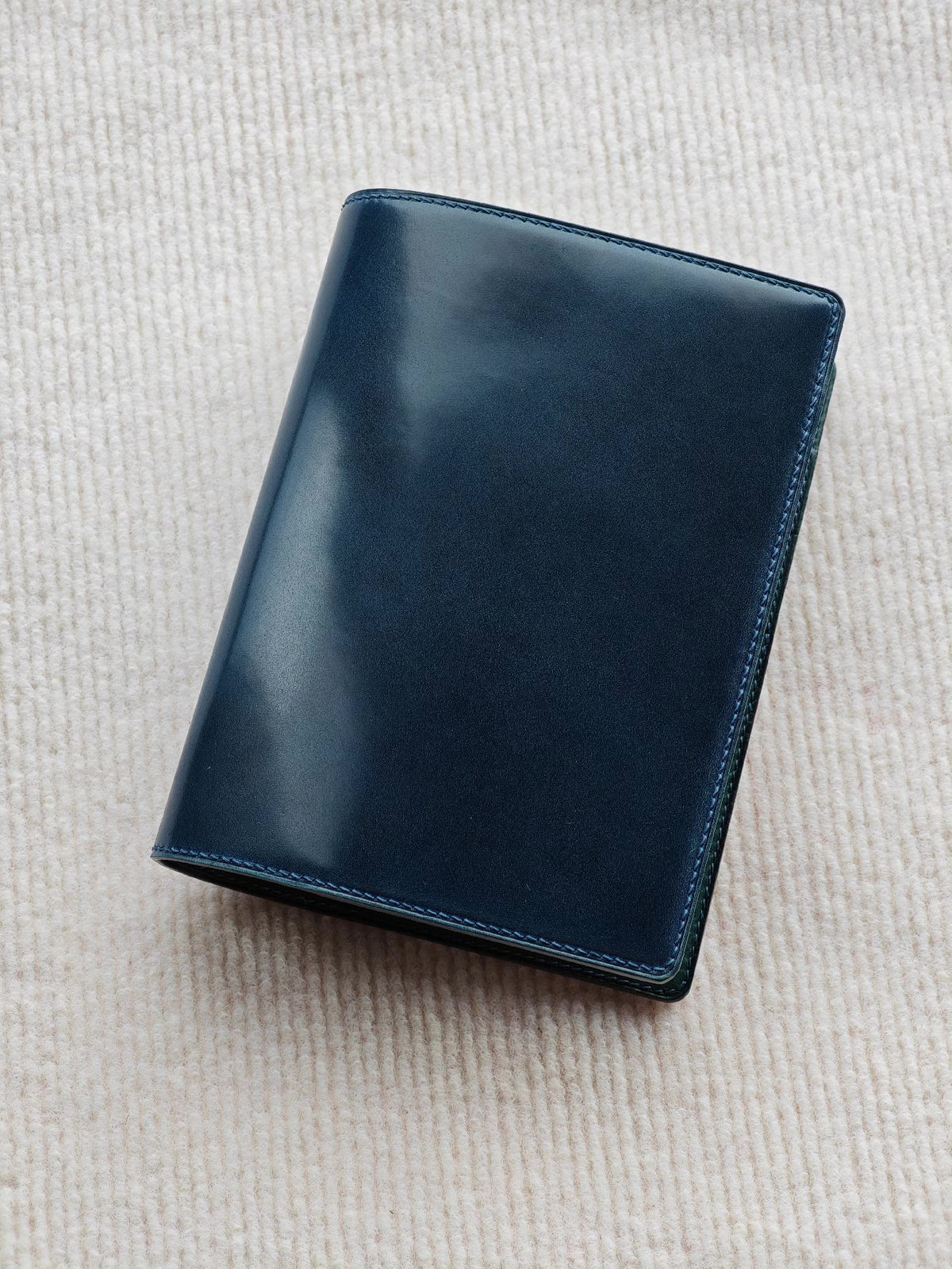 A6 Shell Cordovan Leather Notebook Cover