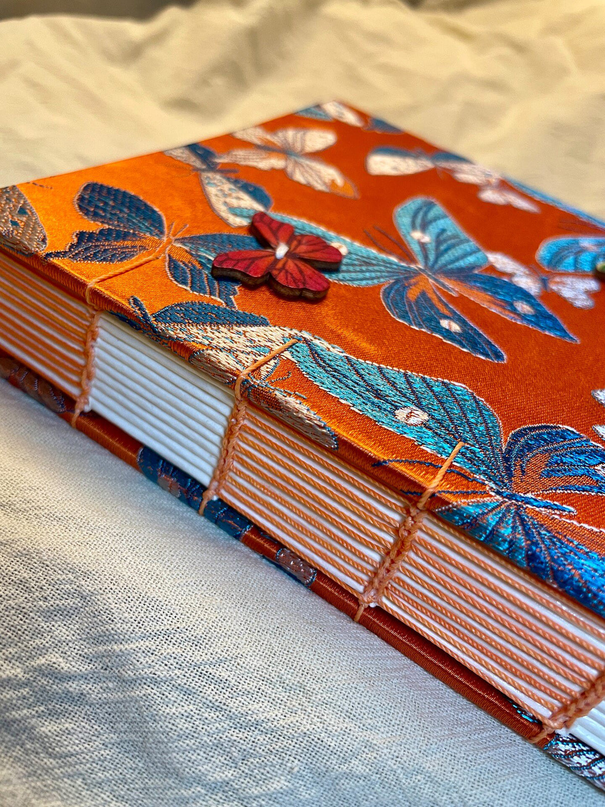 Handmade Notebook Butterfly Jacquard Hardcover