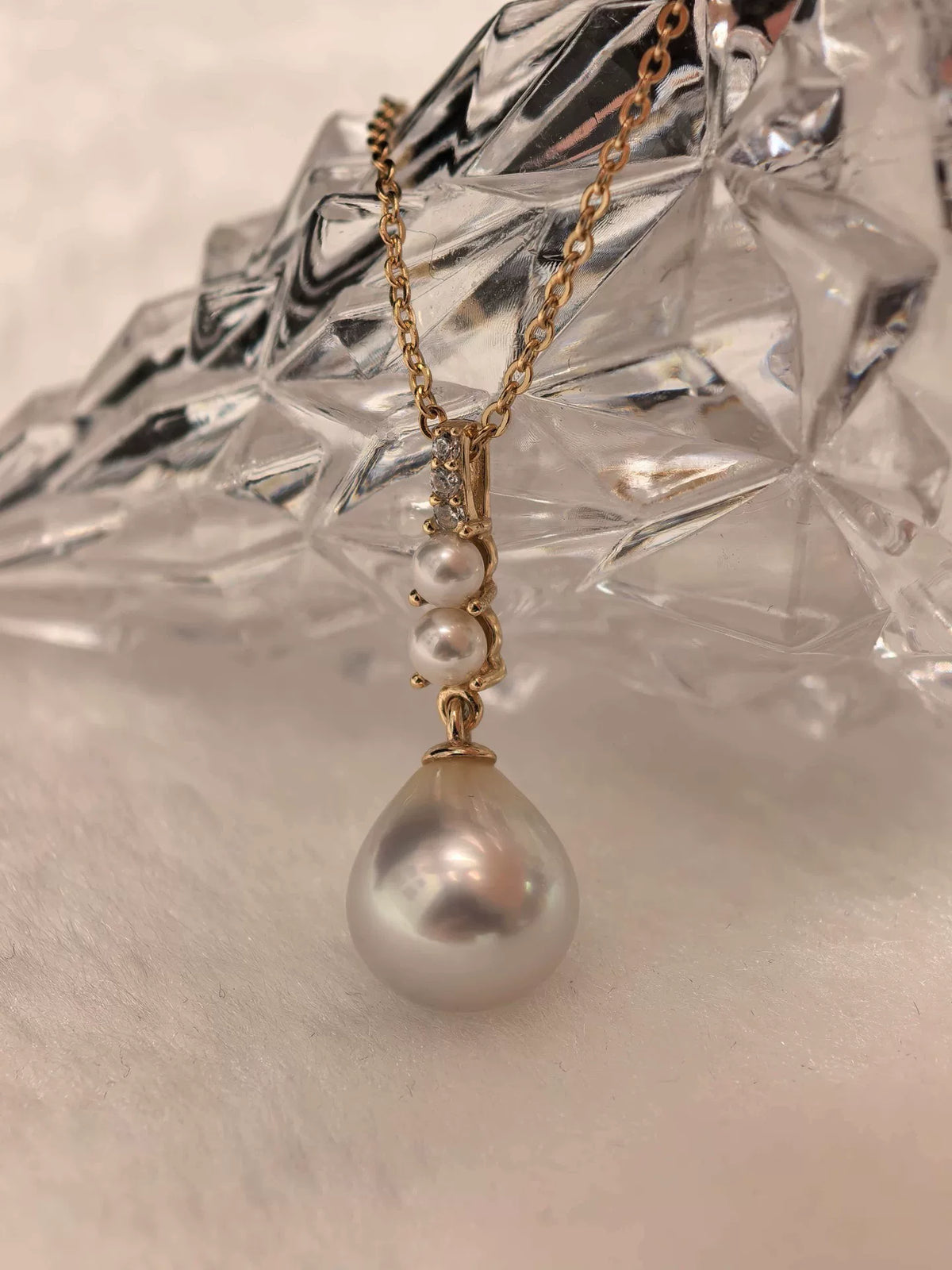 Collier pendentif en perle de la mer Sud d'Australie